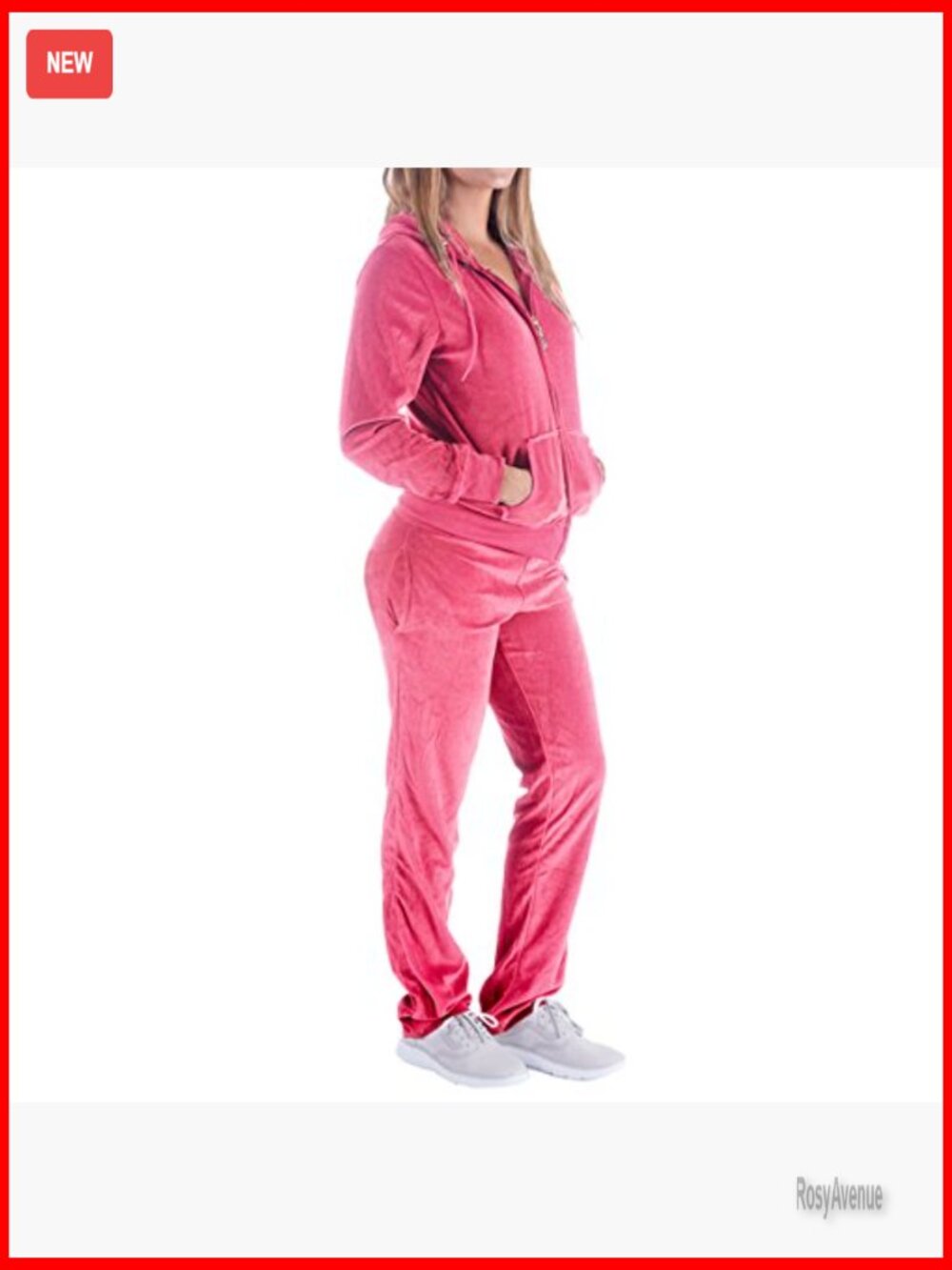 Women's Tracksuit Set 2 Piece Sweatsuit Velour Lounge Jogging Suit - Picture 2 of 7